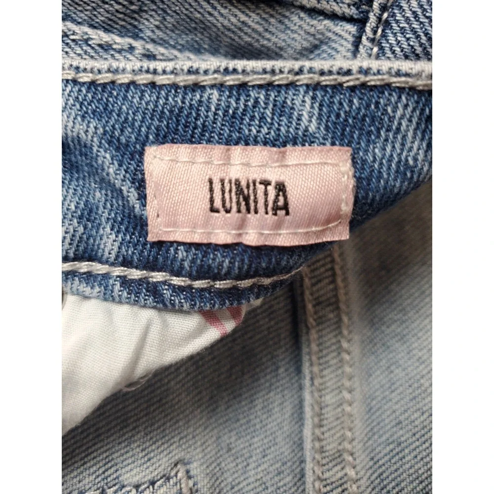 Y2K Juicy Couture Lunita Jeans Size 9 29 Rhinestone Juicy Butt Flare Leg Bottoms